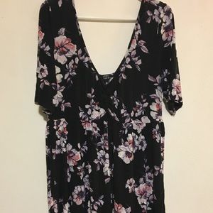 Floral babydoll top